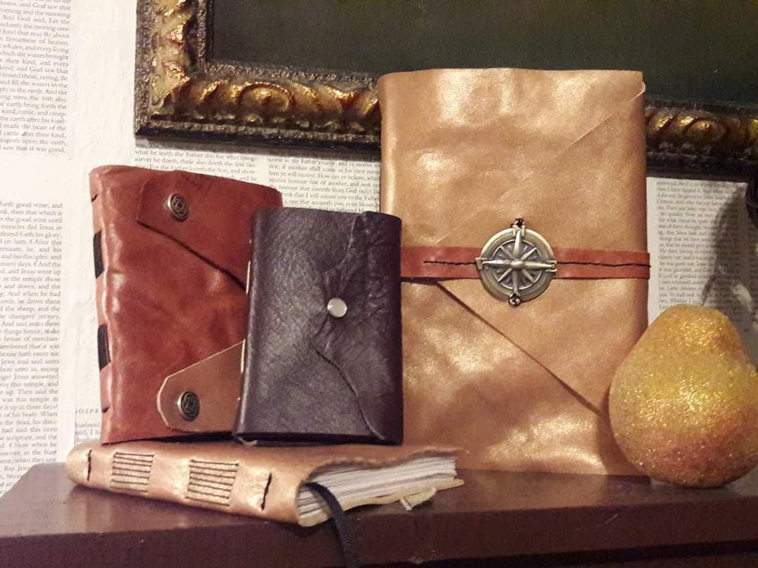 Bookmaking class: Make your own leather-bound sketchbook – Tear Cap  Workshops